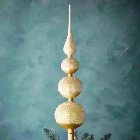 Neiman Marcus Other - Gold & Glitter Collection Golden Finial